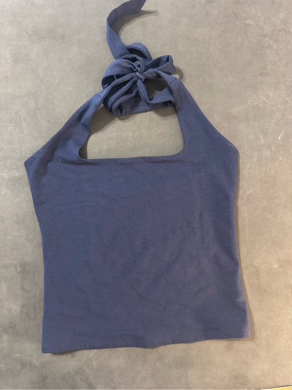 wild fable Navy Halter Tie-Back Camisole